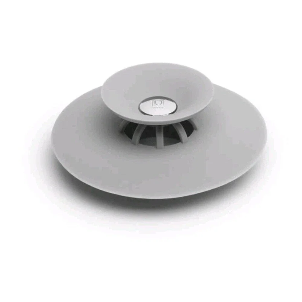 2 Umbra Flex Drain Stop Hair Catcher Universal Silicone Grey New Bathtub Shower
